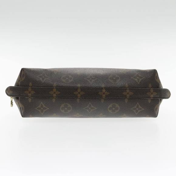 LOUIS VUITTON Monogram Trousse Demi Ronde Cosmetic Pouch M47520 LV Auth 94325 - Picture 6 of 16